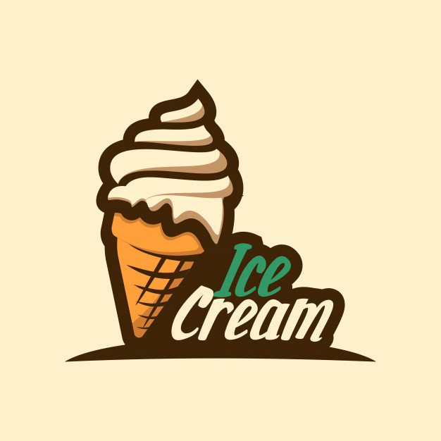 626x626 Ice Cream Logo Vector Vector Premium Download