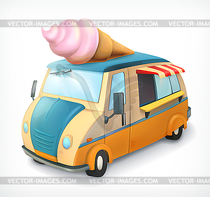 300x282 Ice Cream Truck, Icon