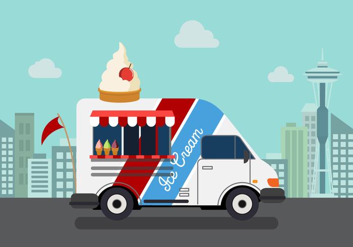 700x490 Vector Ice Cream Truck