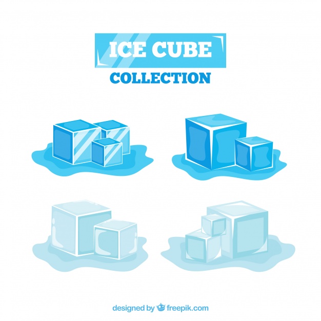 626x626 2d Ice Cube Collection Vector Free Download