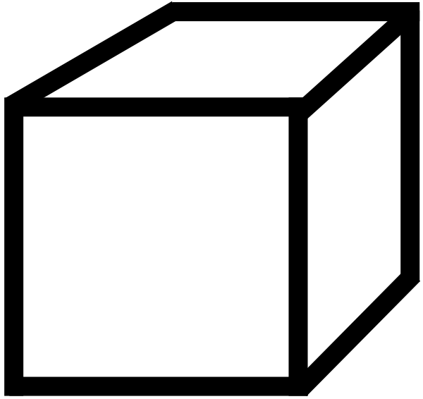 600x566 Cube Clipart Vector