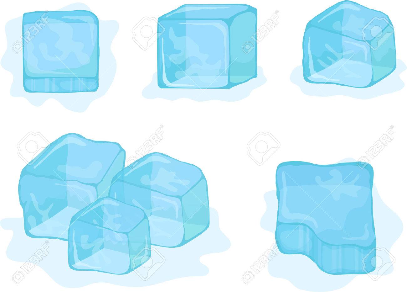 1300x931 Ice Cube Clipart Vector