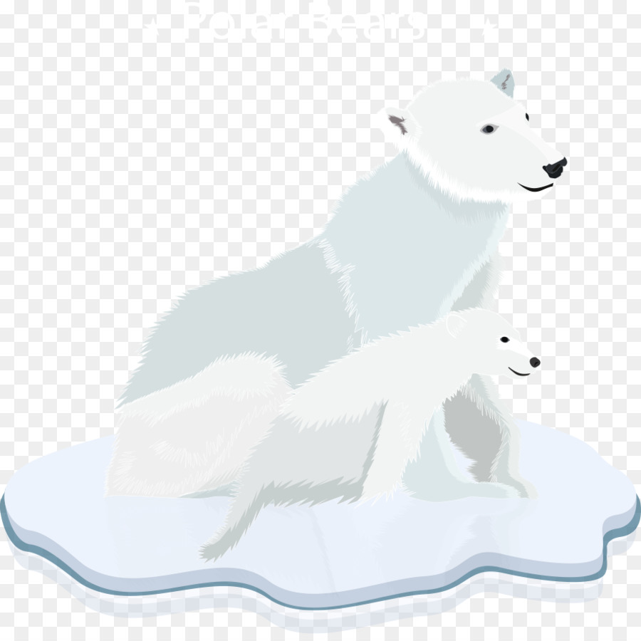 900x900 Polar Bear Cartoon Ice