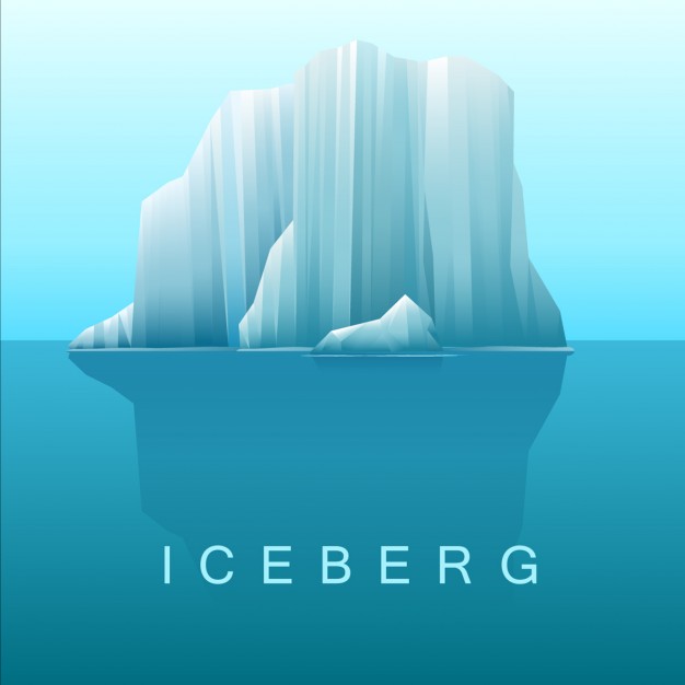 626x626 Iceberg Background Vector Free Download