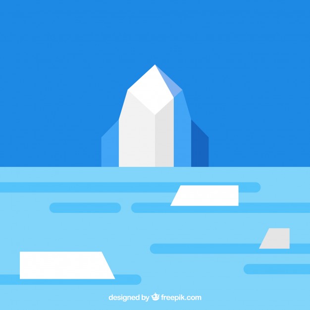 626x626 Iceberg Vector Vector Free Download