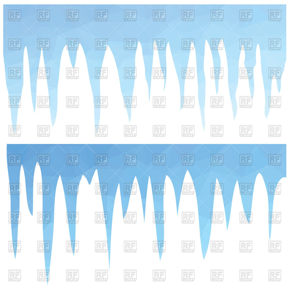 1200x1200 Icicles Border Vector Image Vector Artwork Of Borders And Frames