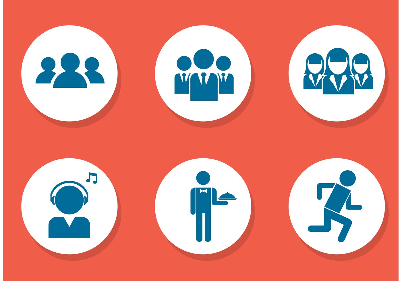 1400x980 People Icon Free Vector Art