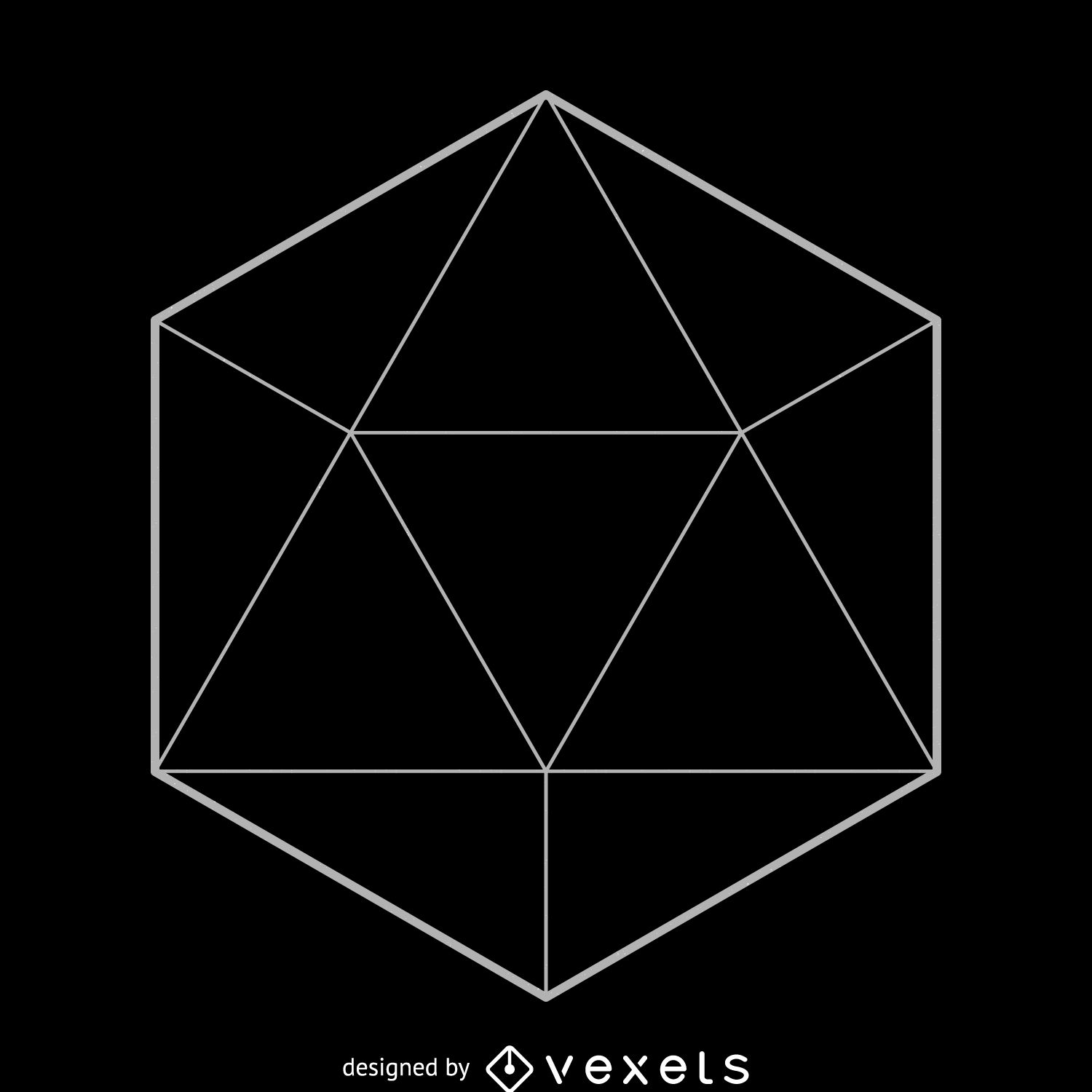 Icosahedron Vector at GetDrawings | Free download