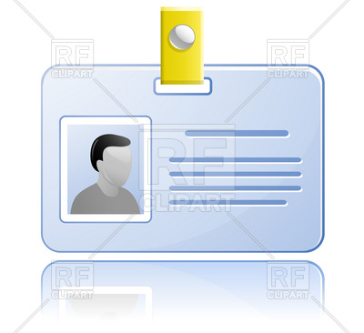 400x366 Id Card Badge