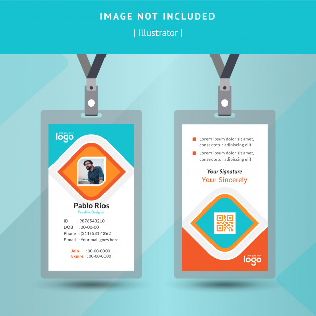 Id Card Vector at GetDrawings | Free download