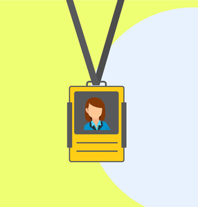 286x300 Id Card Royalty Free Vectors