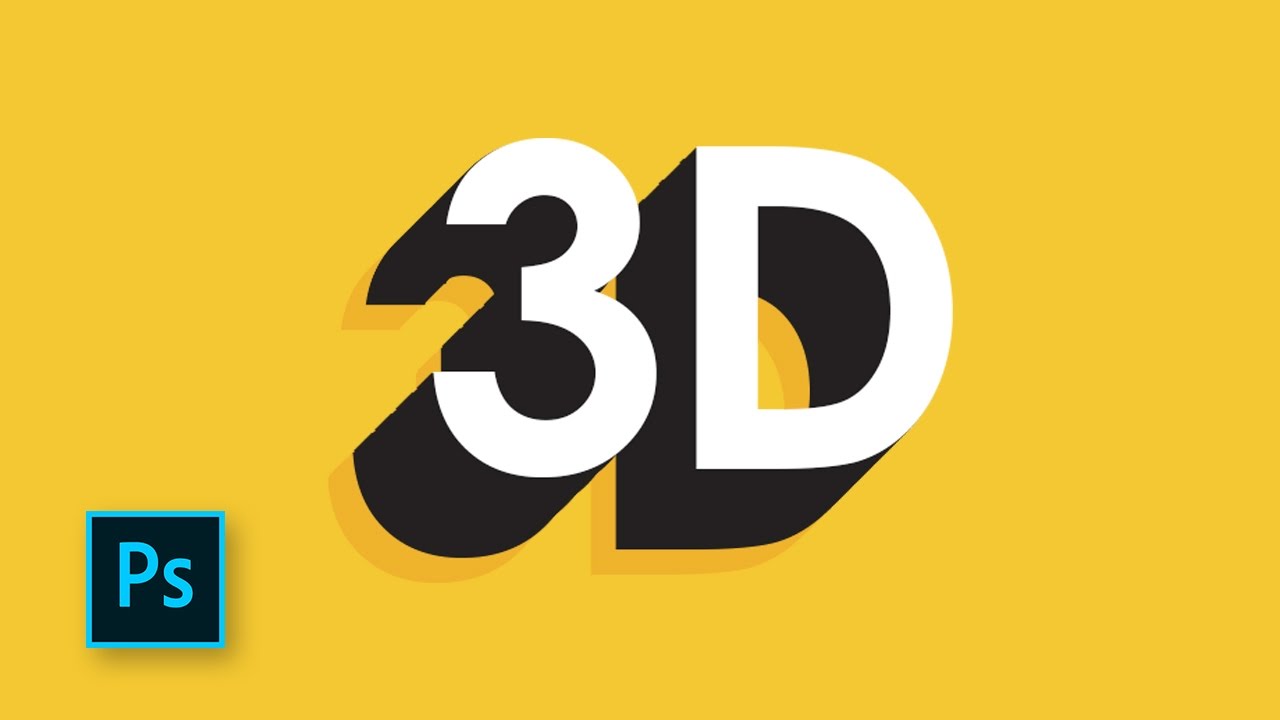 1280x720 How To Make 3d Text In Photoshop For Beginners