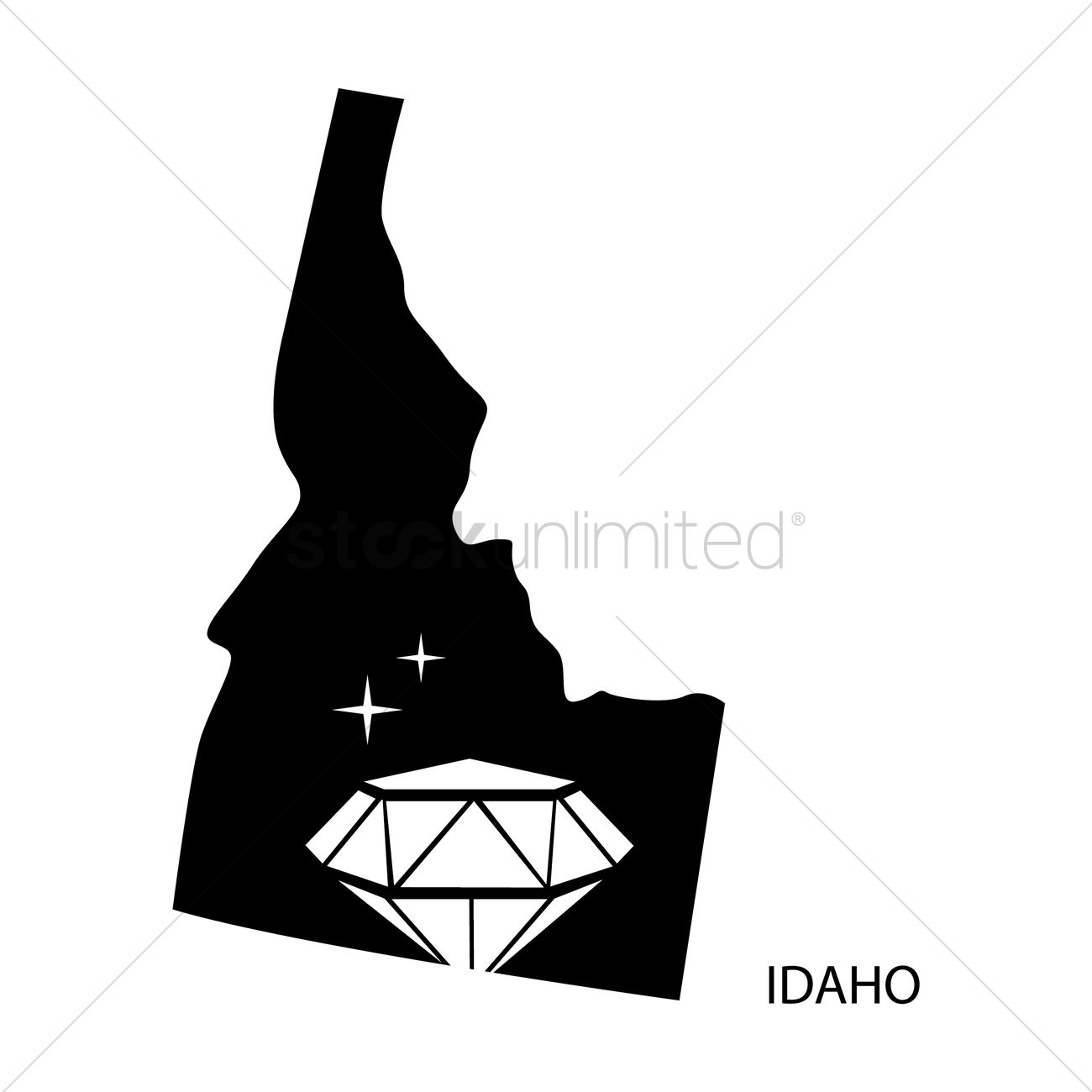 Idaho Vector at GetDrawings | Free download