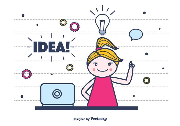 700x490 Idea Free Vector Art