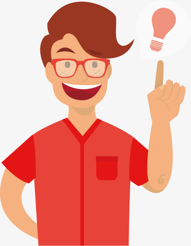 650x840 Vector Painted A Man Came Up With The Idea, Man Vector, Vector