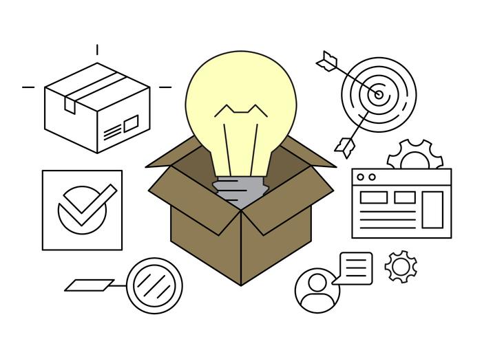 700x490 Business Idea Vector Icons