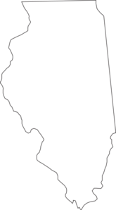 165x298 Illinois Outline Clip Art