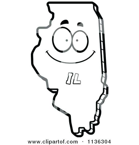 450x470 Illinois State Flag Coloring