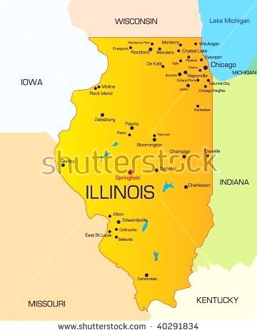 360x470 Outline Vector Map Of Illinois State University Building