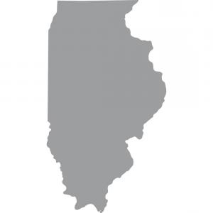 300x300 Map Of The Us State Of Illinois Vector Lazttweet