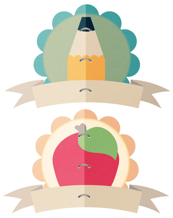 600x753 Back To School In Style With School Banner Vectors