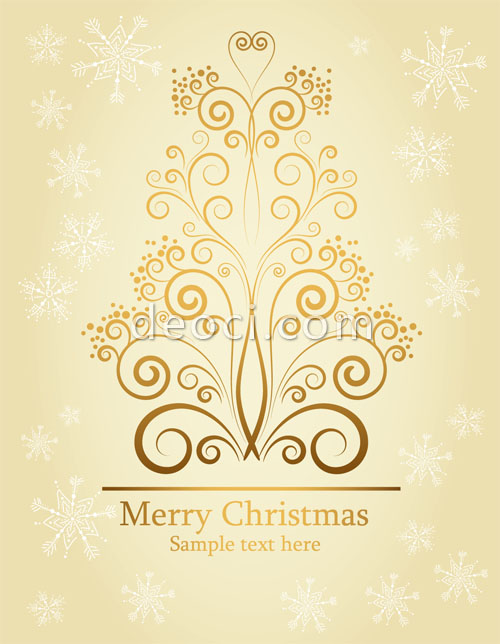 500x644 Vector Christmas Snowflake Background Pattern Design Material