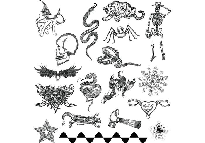 700x490 Mixed Elements Free Illustrator Vector Pack 2