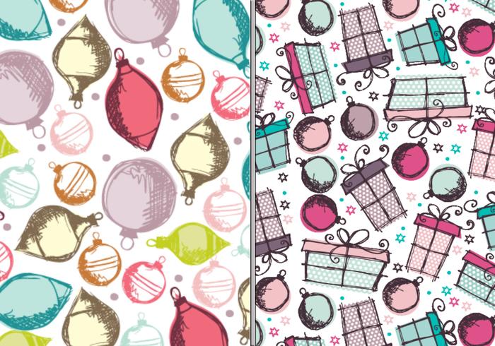 700x490 Ornaments And Gifts Illustrator Pattern Pack
