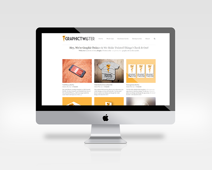 700x560 Imac Mockup Template