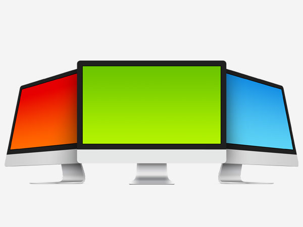 600x450 Imac Psd Mockup Templates