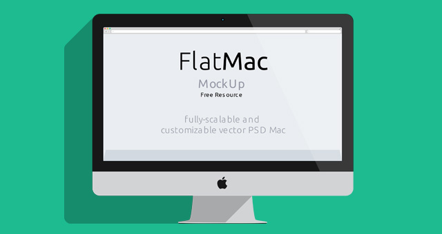 640x340 Imac Amp Macbook Psd Flat Mockup Psd Mock Up Templates Pixeden