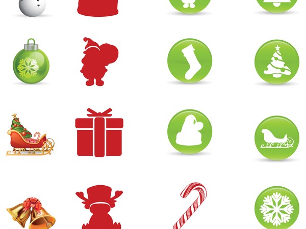 600x450 Free Christmas Icon Set