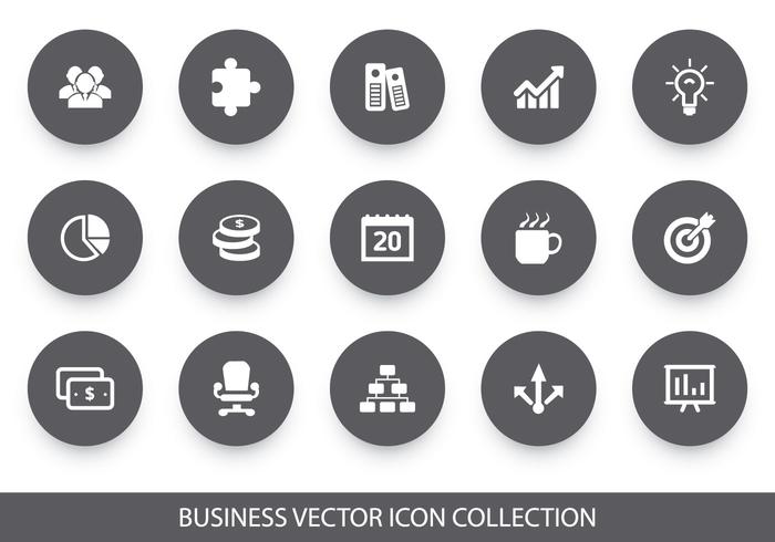 700x490 Business Vector Icon Collection