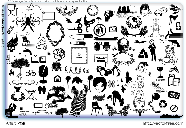 605x416 Free Vector Download Assorted Icons Vectorvault
