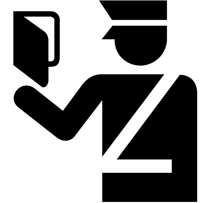 660x660 Immigration Office Vector Sign