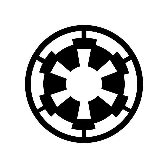 690x690 Imperial Star Wars Symbol Graphics Design Svg By Vectordesign