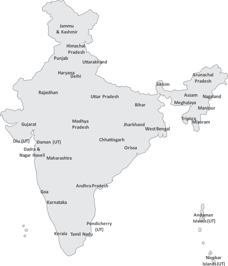 800x930 Free Vector Map Of India Smartfish Designs, Ahmedabad, India