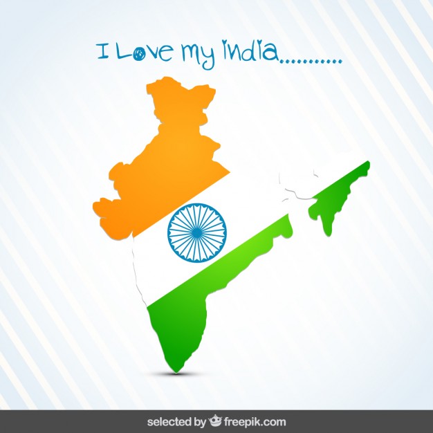 626x626 Background With India Map Vector Free Download