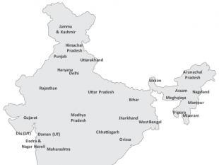 310x233 India Vector Map Free Vectors Ui Download