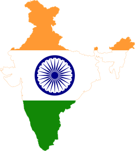 269x300 Flag Map Of India Logo Vector (.eps) Free Download