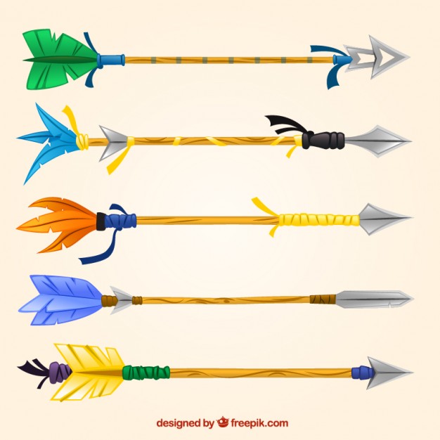 626x626 Colorful Indian Arrows Vector Free Download