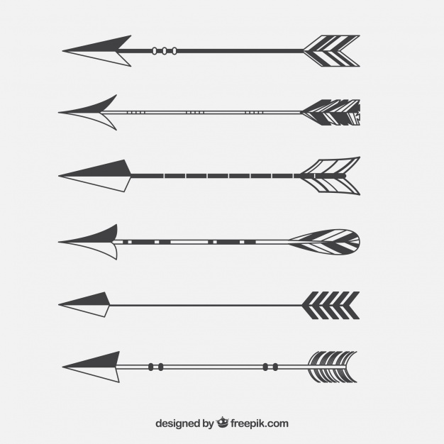 626x626 Set Of Indian Arrows Vector Free Download