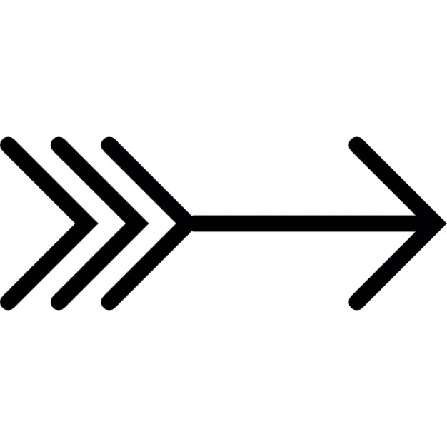 626x626 Arrow Of Indian Style In Horizontal Position Pointing To Right