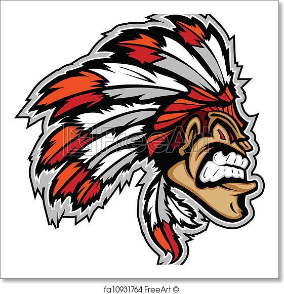 Indian Chief Vector at GetDrawings | Free download