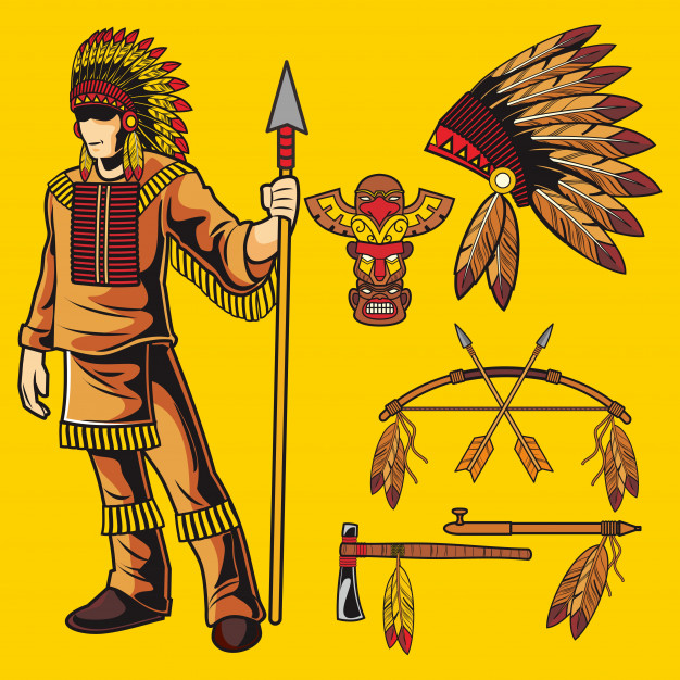 626x626 Indian Chief Vector Pack Vector Premium Download