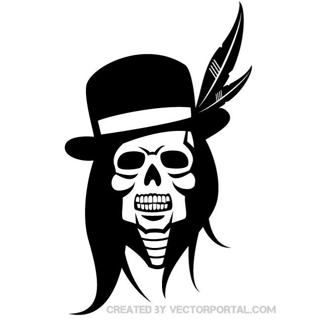 660x660 Skull Of Indian Chief Vector Free Vectors Ui Download