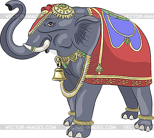 300x269 Decorated Indian Elephant