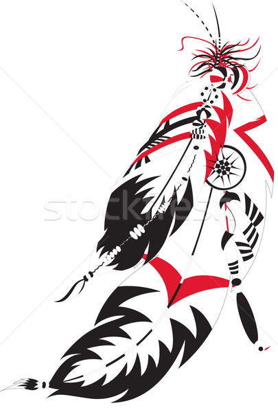 405x600 Indian Feather Vector Illustration Yenty Jap (Soleil) ( 456551