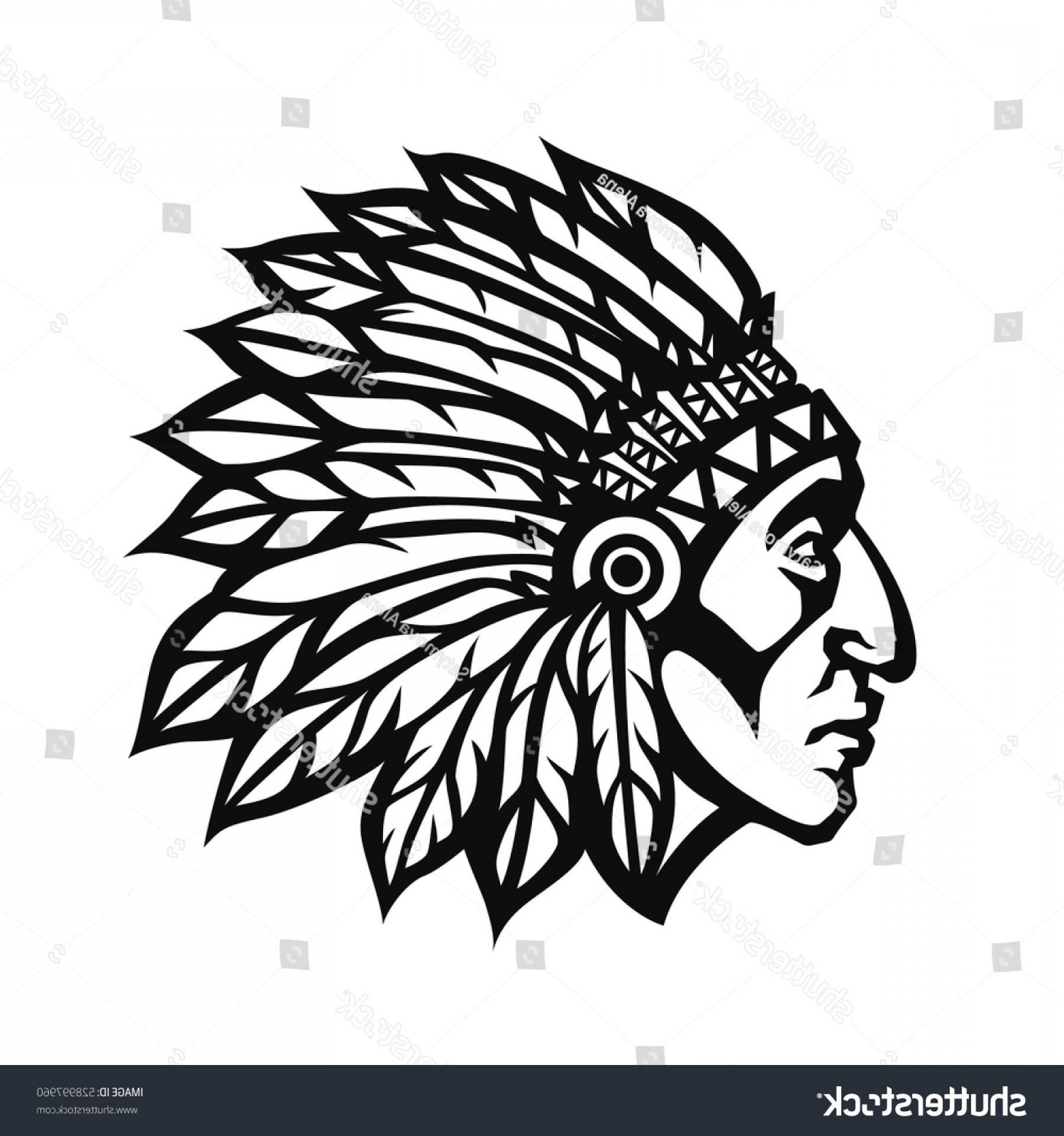 1800x1920 Native American Indian Chief Head Profile Lazttweet