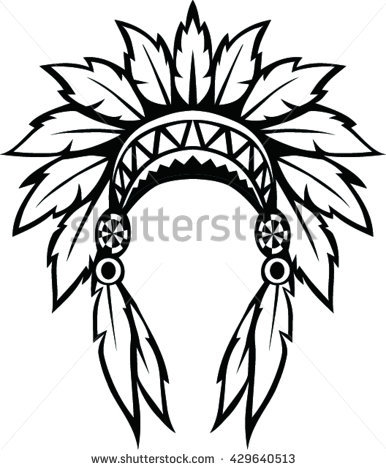 386x470 Native Head Clipart Collection